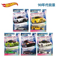 Hot wheels Premium General Card 90s Street View Nissan Mitsubishi Honda Civic Toyota Alloy Car GDG44