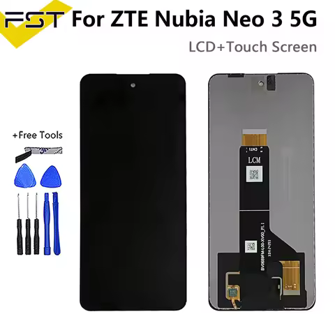 6.8' Original Pantalla For ZTE Nubia Neo 3 5G Lcd Display Touch Panel Screen Digitizer Assembly Nubi