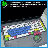 Lenovo Legion 5 /7/Y740 IDEAPAD GAMING 3 3j - KEYBOARD PROTECTOR -BLUE