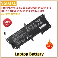 VS03XL Laptop Battery 11.55V 4350mAh for HP Envy 15-AS 15-AS014WM 849047-541 849047-541849313-850 HS