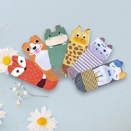 森林家族立體兒童短襪6款各1雙 童襪 止滑襪 吸汗棉襪 造型襪