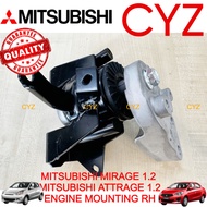 Engine Mounting Set Mitsubishi ATTRAGE 13Y 1.2 3A92 MIRAGE 12Y 1.2 3A92 Auto (Mitsubishi Japan) Incl