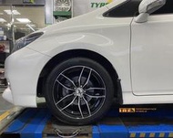 【中清輪胎店】特殊 五爪分岔 鋁圈樣式 17吋 5孔車系適用 7.5J 黑底車面