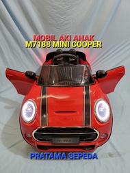 Mobil Mainan Aki PMB M7188 Mini Cooper Dual Aki