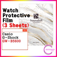 Screen Protector for Casio G-Shock (3 sheets) / GW-B5600 / Scratch & Contamination Prevention Sticke