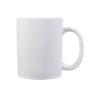 Ceramic mug/ White ceramic mug/ Mug Ceramic Cup Glass