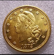 Koin Langka Liberty United States Of America Tahun 1872 Koleksi Logam Coin Antik Kuno Jadul Asing Lu