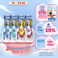 Combo 4 Bàn chải đánh răng cho trẻ em Jordan Step 1 (0 - 2 tuổi) Lông siêu mềm