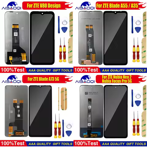 For ZTE Blade A73 5G/A72 5G/A35 A55 A35E Nubia S 5G/Neo 2/3 4G/3 5G Nubia Focus Pro 5G V80 Design V8