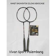 Raket Badminton Zilong Xenocage 36Lbs Bonus Senar Zilong Ultra Punk 66
