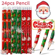 24pc Merry Christmas Xmas Pencil for Giveaway and School Supplies