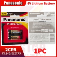 Panasonic 2CR5 1500mAh / CR-P2 1400mAh 6V Lithium Photo Power Battery