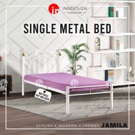 [LOCAL SELLER] JAMILA SINGLE METAL BED FRAME (DELIVER WITHIN 3-5 WORKING DAYS)
