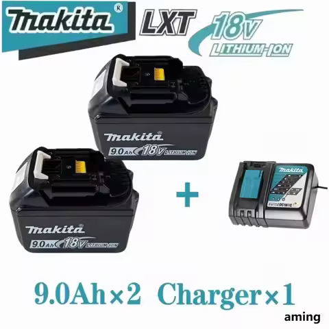 Makita 18V Battery 5Ah/6Ah/9Ah Replacement BL1860B BL1850B BL1840, High Cap Power Tool Battery Pack 