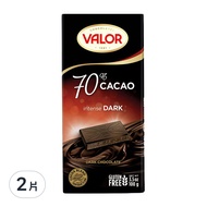 西班牙 VALOR 70%純黑巧克力片  100g  2片