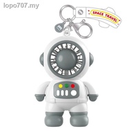 【reday stock】Astronaut turbo small fan mini handheld leafless small fan keychain portable mini fan