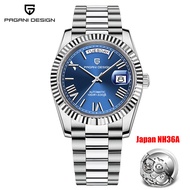 PAGANI DESIGN Men Watches DD40 Gray Dial Luxury Automatic Watch For Men Japan NH36A Date Week Mechan