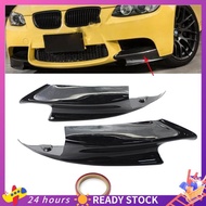 【HOT SALE】 2 PCS Car Front Left & Right Lower Bumper Splitter Lip Gloss Black ABS for  E90 E92 E93 M