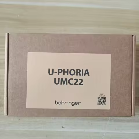 100% Original BEHRINGER UM2 UMC22 UMC202HD Microphone Amplifier Sound Card Audio Interface Recording