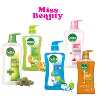 (หัวปั๊ม) Dettol เดทตอล ครีมอาบน้ำ เจอลอาบน้ำ แบบขวดปั๊ม 450 / 500 กรัม