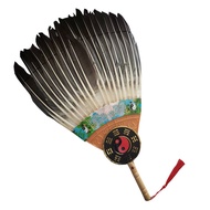 Film and Television Costume Romance of the Three Kingdoms Same Zhuge Liang Feather Fan Gossip Fan Pe