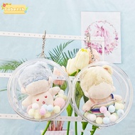 TOBE1 Doll Display Box, 10cm Doll Multicolor  Outdoor Bag, Kawaii Bag Decoration Transparent Dia. 12