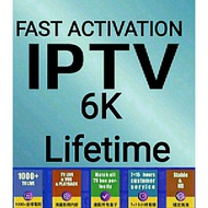 [FAST ACTIVATION LIFETIME IPTV IPTV6K 6KIPTV VVIP...