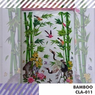 Wallsticker 3D Taman Pepohonan / Stiker Dinding Bambu PART 1