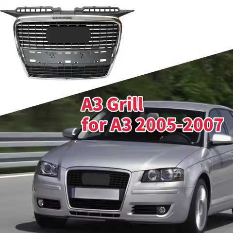Racing Grills Front Hood Grille Car Front Bumper Grill Center Grille for Audi A3/RS3 Grill for Audi 