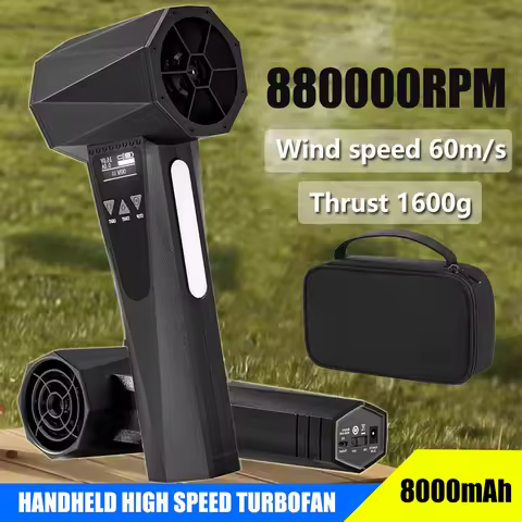 1600g Turbo Jet Fan 880000RPM High Power Duct Fan Jetdry High Speed Turbo Fan Electric Outdoor Dust