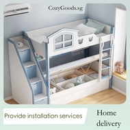 Bunk Bed Bed Same Children's Width Bottom Bed Small Space Saving Hong Kong 1.0M High Low Bed Cozygoo