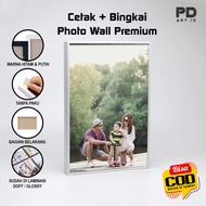 (BISA COD) Cetak Foto Blok 20R (40x30cm) Wall Decor Foto bisa di pasang di dinding tanpa Paku