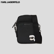 KARL LAGERFELD - K/IKONIK KORE NORTH-SOUTH CROSSBODY 240M3123