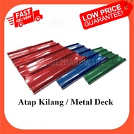 Atap Kilang / Metal Deck / Metal Roofing Zinc / Zink Kilang / Bumbung / Awning / Industrial Roof Sheet G28 G30 G32