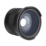 【XYM'S Mall】 58MM 0.35X Fisheye Super Wide Angle Lens for SLR DSLR Camera Black Camera Fisheye Lens 