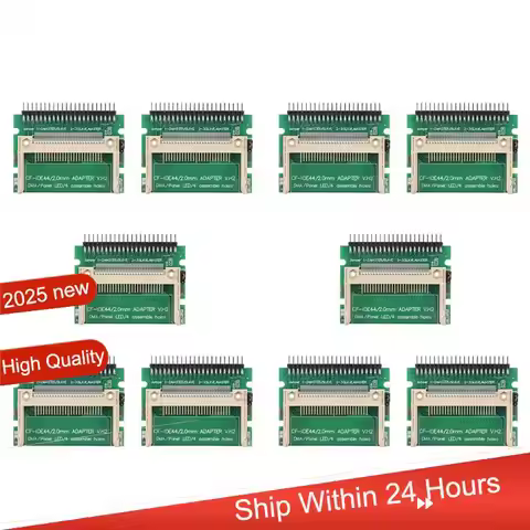 AC18(Guaranteed) 10X Compact Flash Cf Card To Ide 44Pin 2Mm Male 2.5 Inch Hdd Bootable Adapter Conve