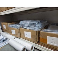 100pcs courier bag with pocket PARCEL BAG with POCKET GOOD QUALITY saiz S, M, L, XL (A5 / A4/A3 / A2