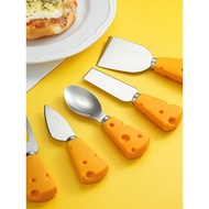 Set of 6 super cute fruit knives, forks, and cheese spoons, food photography accessories-MEDAA