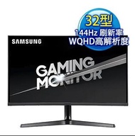 SAMSUNG C32JG54QQC 32型 VA WQHD曲面電競螢幕