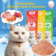 Helluva cat cat Snacks, Wet Food for cat Weight Gain, Delicious Snacks for Weight Gain, Healthy Wet 