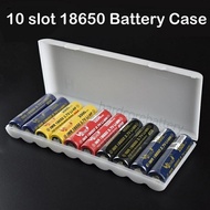 10x18650 Battery Case Holder Box Storage Hard Plastic Portable 18650 Rechargeable Container Casing v