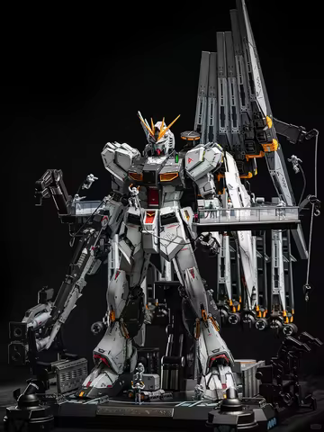 【IN STOCK】1/60 PG RX-93 V Metal Structure Action Figures Equipped With Floating Cannon Assembly Mode
