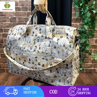 Snoopy Foldable Travel Bag Beg Perjalanan Lipat - 38L Lightweight Canvas with Adjustable Strap, Mult