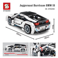 Hurricane BMW I8 Sports Car Assembly Toy - SY BLOCK 8202