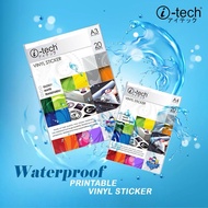 ITECH VINYL STICKER WATERPROOF 20SHEETS PER PACK