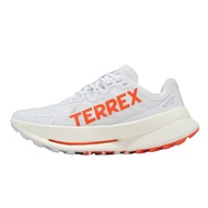 adidas Cross Country Running Shoes Terrex Agravic Speed Ultra Women's White Orange Cushioning IH3767