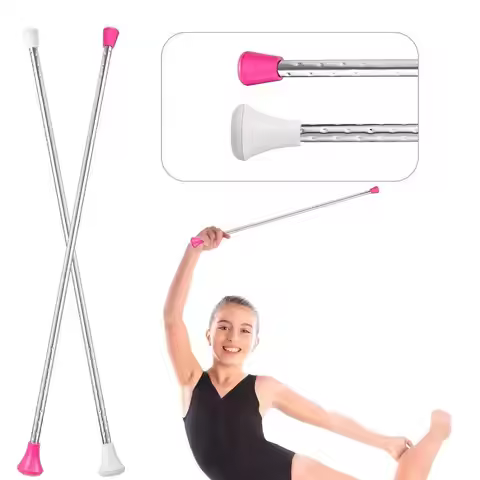 Oiloda Twirling Baton 21 Inches Marching Baton Spinning Dance Baton Metal Gymnastics Parade Stick fo