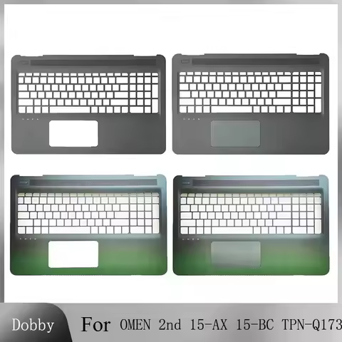 Original New For OMEN 2nd 15-AX 15-BC 15-DP TPN-Q173 Laptop Palmrest Upper Cover Top Case Black Shel