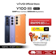 New vivo Y100 5G 8+8GB EXTENDED RAM 256GB ROM + 80W FlashCharge + 120Hz Ultra Vison AMOLED Display +