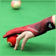 Pool Table Gloves Billiard Pool Gloves Left/Right Hand 3 Fingers Pool Gloves Universal Size for Cue 